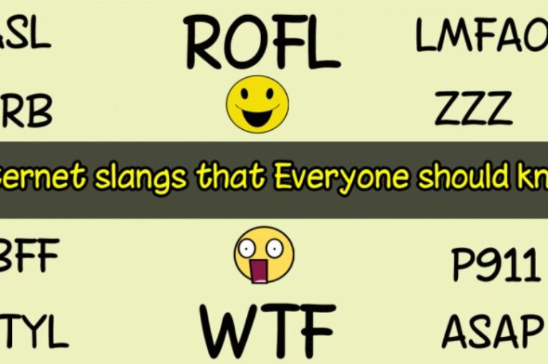 Most Popular Internet Slangs | Common Text Abbreviations